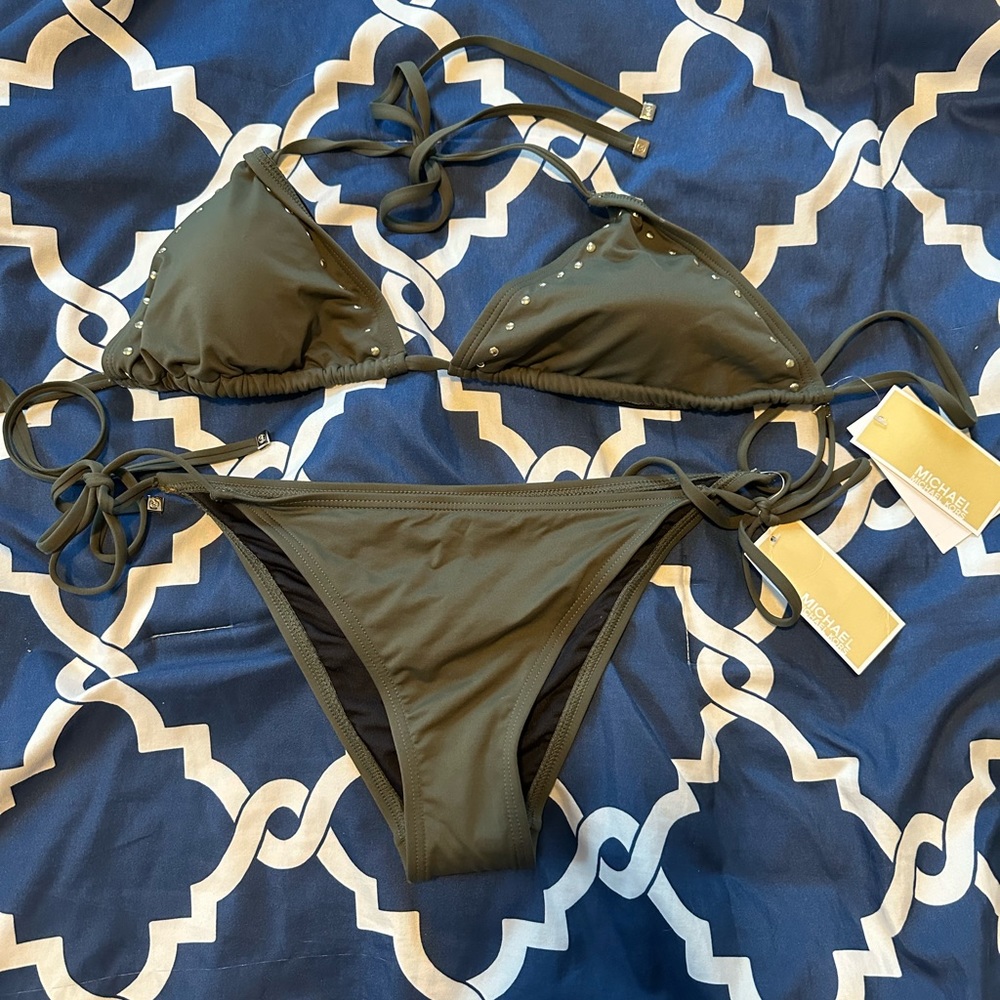 michael kors 2pc bathing suit